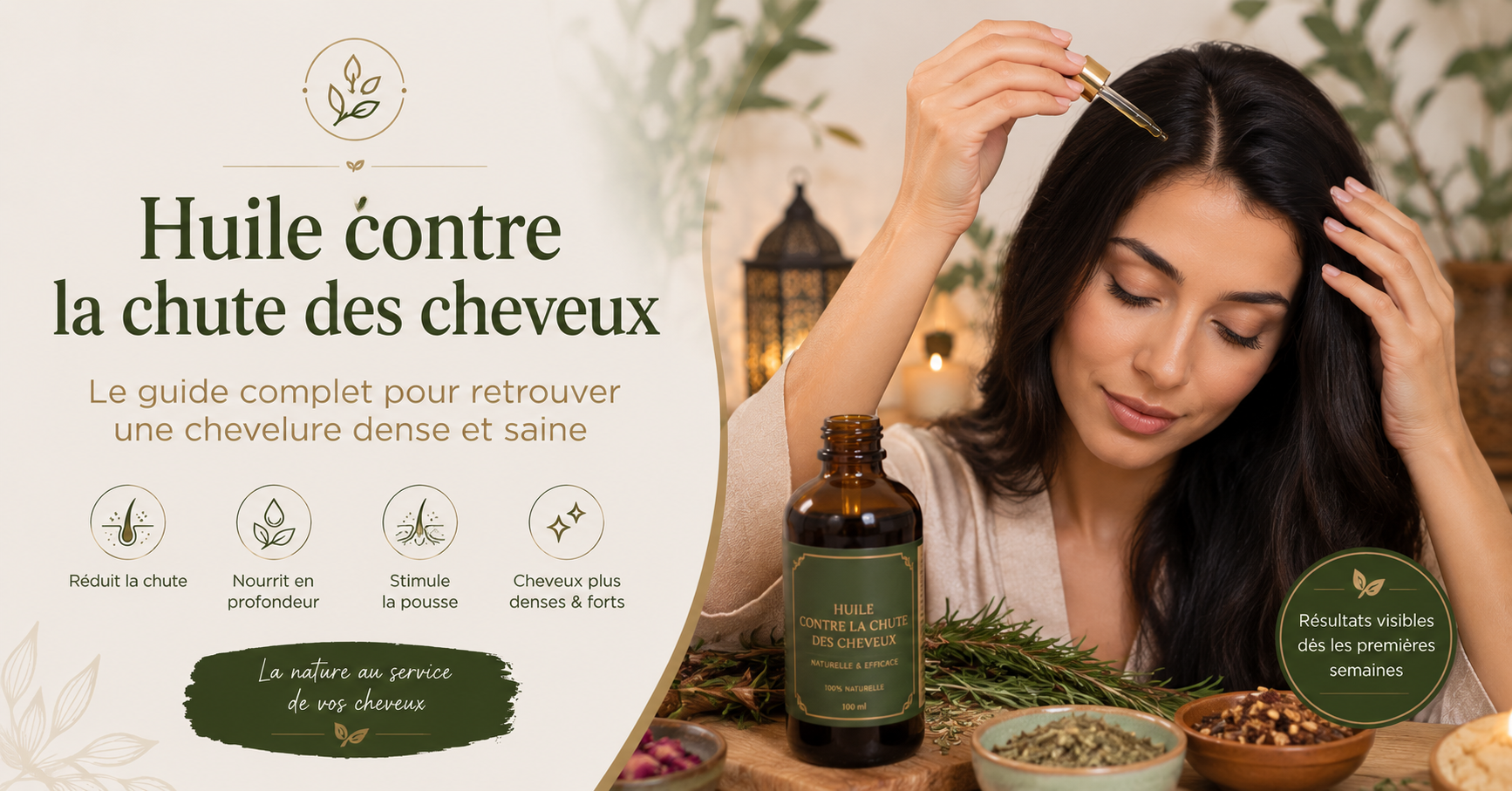 Huile contre la chute des cheveux : le guide complet pour retrouver une chevelure dense et saine